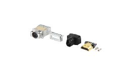 FICHE HDMI MALE METAL A SOUDER