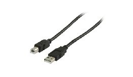 CORDON USB A MALE-USB B MALE 5M 