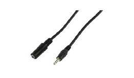 CORDON JACK 3.5MM MALE - JACK 3.5MM FEMELLE 3M STEREO