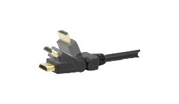 CORDON HDMI-HDMI M-M 1.5M OR PIVOTANT 