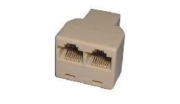 DOUBLEUR RJ11 1X6P4F-2X6P4F