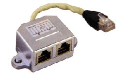 DOUBLEUR RJ45 ETHERNET UTP CAT.5 