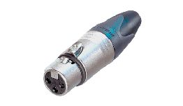 FICHE XLR FEMELLE 3P NEUTRIK ARGENT