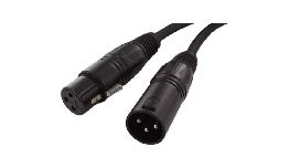 CABLE XLR MALE 3P-XLR FEMELLE 3P 5M CABLE ECO M05X