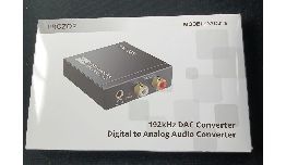 CONVERTISSEUR AUDIO OPTIQUE-COAXIAL VERS RCA STEREO