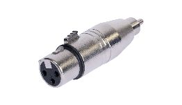 ADAPTATEUR XLR FEMELLE-RCA MALE 