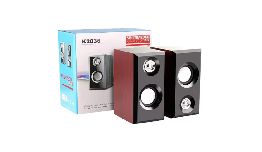 ENCEINTE MULTIMEDIA USB EN BOIS 2X3W RMS 