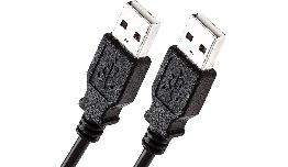 CORDON USB A MALE-USB A MALE OR 1.80M