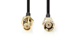 CABLE ANTENNE SMA MALE REVERSE-FEMELLE REVERSE 15M