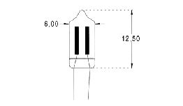 AMPOULE NEON 95V 1.2MA CABLER 100KE POUR 220V