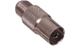 ADAPTATEUR FICHE F-COAX FEMELLE