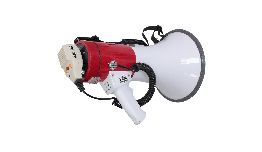 MEGAPHONE 50W AVEC USB   SD 600METRES AVEC SIRENE RECHARGABLE