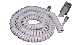 CORDON TELEPHONE 1M BLANC