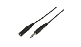 CORDON JACK 6.35MM MALE-JACK 6.35MM FEMELLE 5M STEREO