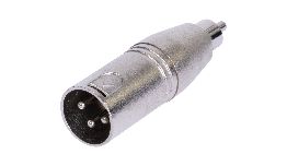 ADAPTATEUR XLR MALE-RCA MALE 