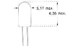 LAMPE MINIATURE 12V 60MA 3.17X6.35MM