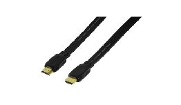 CORDON HDMI-HDMI 19P 5M OR 1.4 PLAT