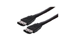 CABLE INFORMATIQUE E-SATA 7P MALE-MALE 1M