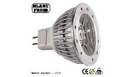 LAMPE 1 LED MR16 3W 6V-17V BLANC FROID