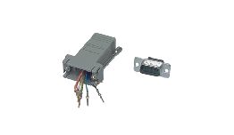 BOITIER JUMPER SUB-D 9 PINS MALE-RJ45