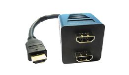 CORDON REPARTITEUR 1 HDMI MALE-2 HDMI FEMELLE