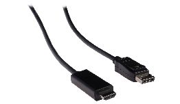 CORDON DISPLAYPORT MALE-HDMI MALE 2M