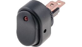 [INR13133L] INTERRUPTEUR A BASCULE AVEC VOYANT ROUGE ON-OFF 12V 30A