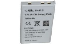 [BAENEL5] BATTERIE CAMERA NIKON EN-EL5 DIGCA37013 3.7V-1100MAH 