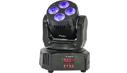 [DVLMHWASH] PROJECTEUR MINI LYRE  WASH DMX 4 X 18W RGBWA-UV 6-EN-1