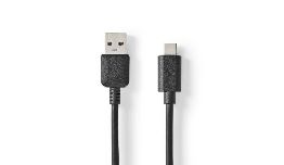 [CDVLCP61601] CORDON USB C 3.1  USB C MALE  USB A M LE 1.80 M NOIR 