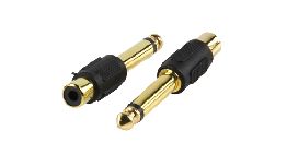 [ACCONTA175] ADAPTATEUR JACK 6.35MM MONO-RCA FEMELLE 