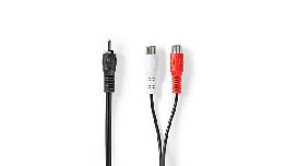 [CDCABLE457] CORDON 1 RCA MALE-2 RCA FEMELLE 0.20M EN Y