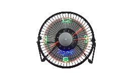 [DV381F021] VENTILATEUR USB AVEC AFFICHAGE HORLOGE ET TEMPERATURE