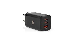 [ACUSB65] CHARGEUR SECTEUR RAPIDE 3.0 - 3.25 A 65W  1 USB-A - 2X USB-C