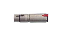 [ACNA3FJ] ADAPTATEUR XLR FEMELLE-JACK 6.35 STEREO FEMELLE NEUTRIK