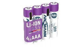 [BAX225] BATTERIES 1.5V LITHIUM 500 MAH, 4 IN 1 USB-C CABLE DE CHARGE