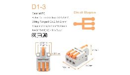 [DV130] REPARTITEUR WAGO 1 VERS 3 POLES