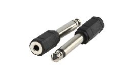 [ACAC006] ADAPTATEUR JACK 6.35MM MONO-3.5MM FEMELLE MONO